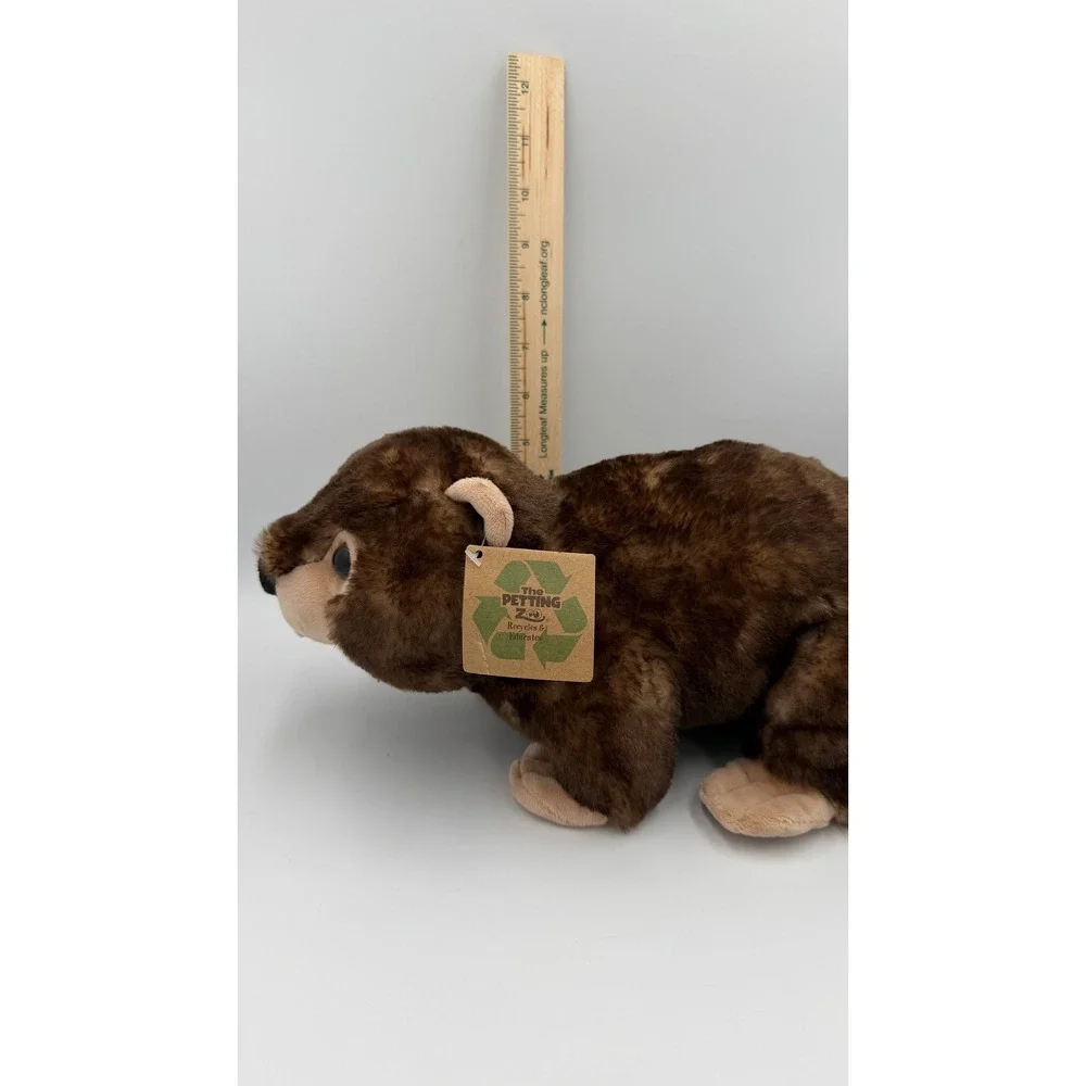 The Petting Zoo Wild Onez Beaver Plush 12